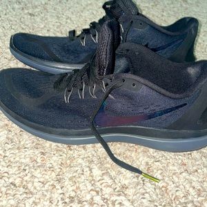 Nike Flex 2017 RN Black Athletic Running Shoes
898477-001 Women's Size 11